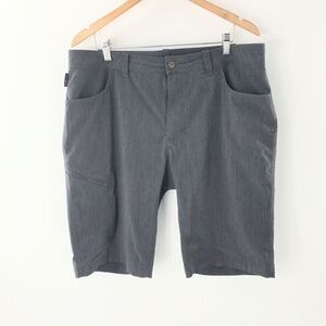 Sherpa Adventure Gear Mens Shorts Gray Hike Outdoor Stretch Cotton Blend Sz 36